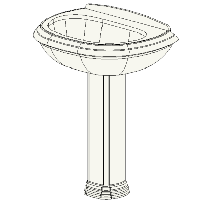 Elegant Pedestal Sink