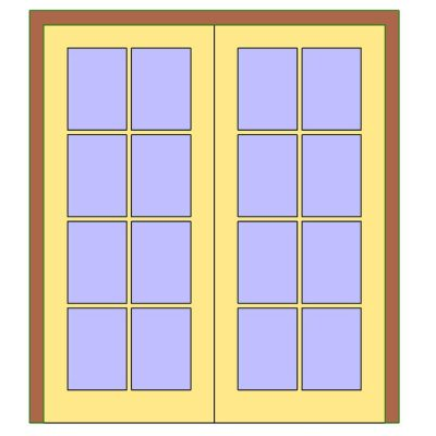 Door 2 leaves