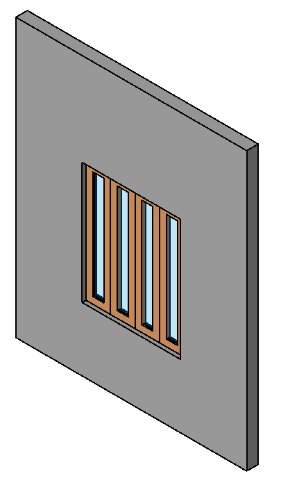 Accordion Window 4-Panel
