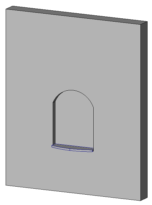 Arched Wall Niche 11234
