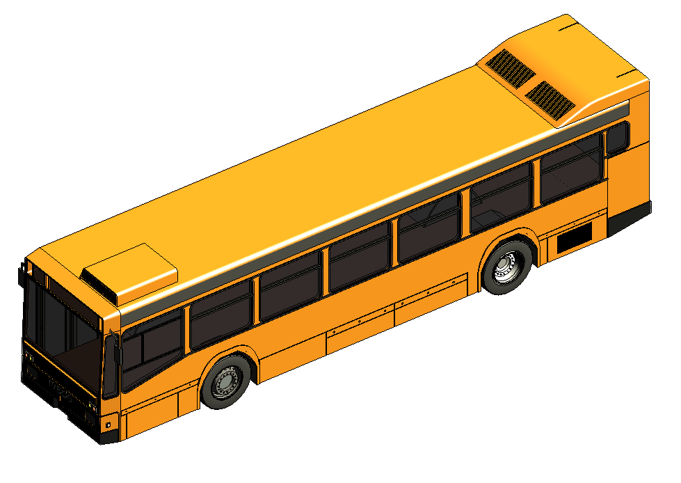 Autobus iveco de 12000x2500 mm