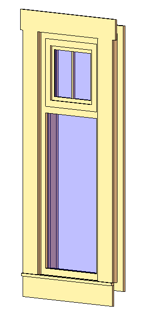 Awning with picture window