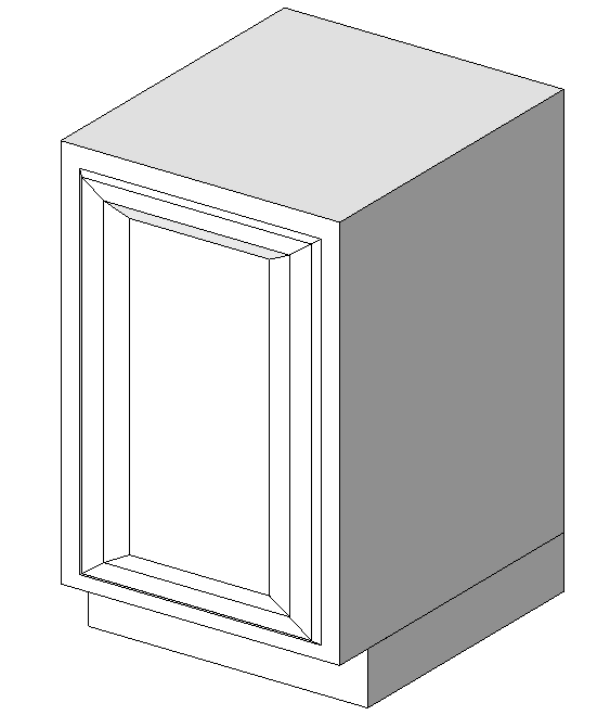 Base Cabinet 1 Door 21x24x34