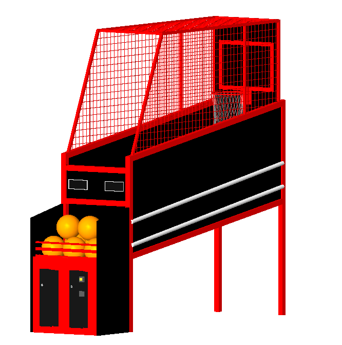 Basketball arcade machine 4572