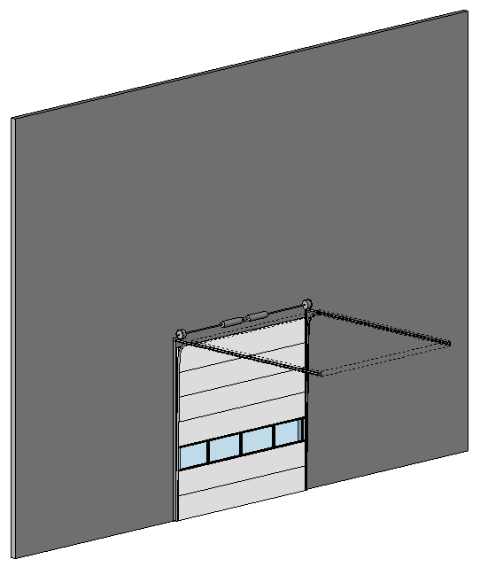 Clopay Commercial Sectional Overhead Garage Door - Model 3200