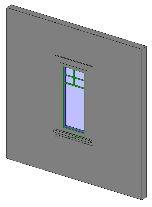 Craftsman Casement Window 7615