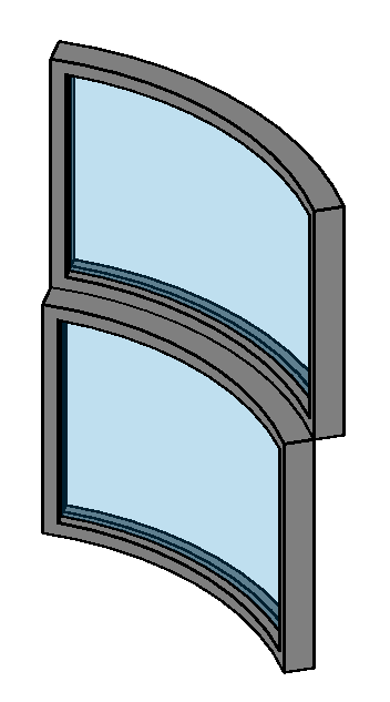 Curved Double-Hung Window 2384