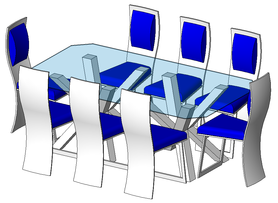Dining Table w chairs 6492