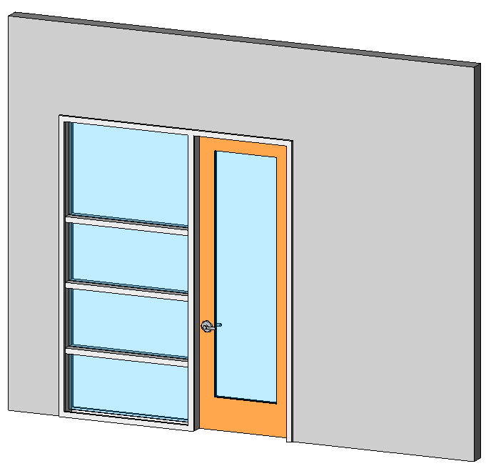 Door with Sidelight - Instance parameters