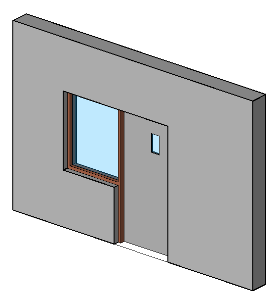 Door with sidelite