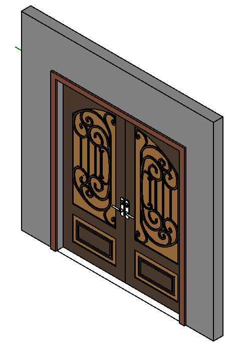 Double Decorative Door Panel2