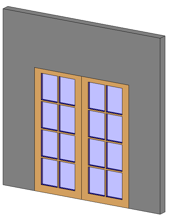 Double Door Glass