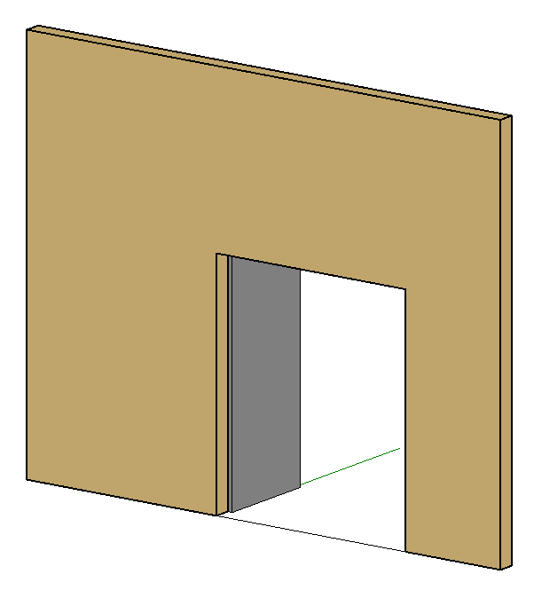 Double Door with adjustable leftright swing