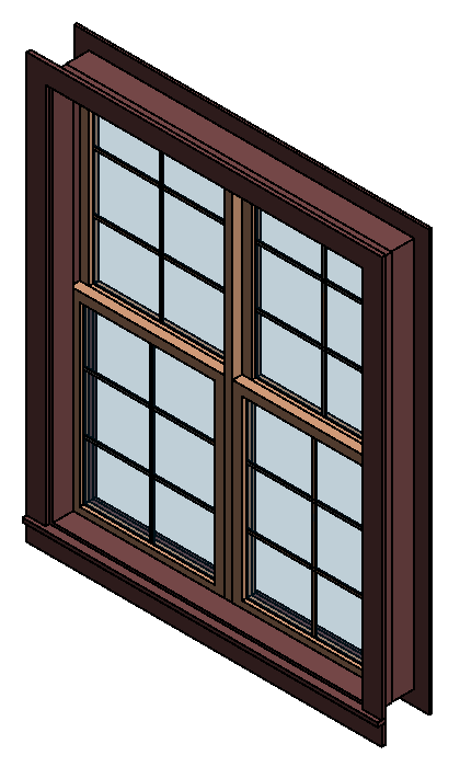 Double Hung - Single with optional mullions 7708