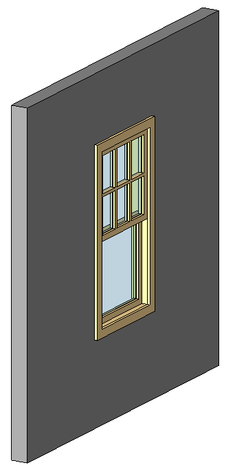 Double Hung 3 x 3 Craftsman 3454