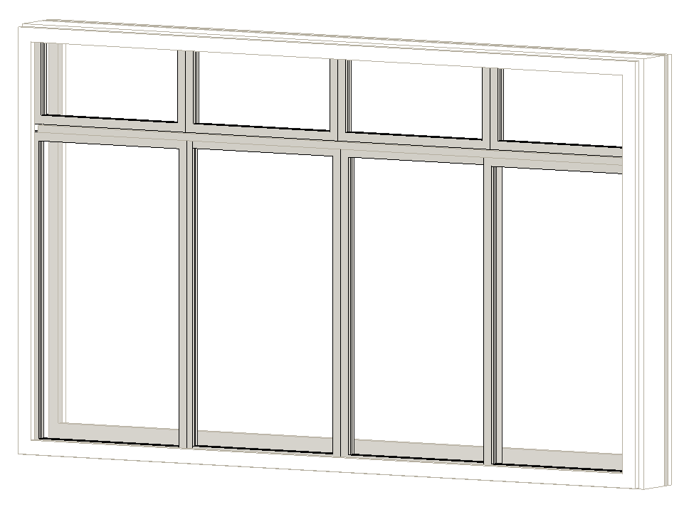 Double Wall Sliding Panel Door - fully parametric 4070