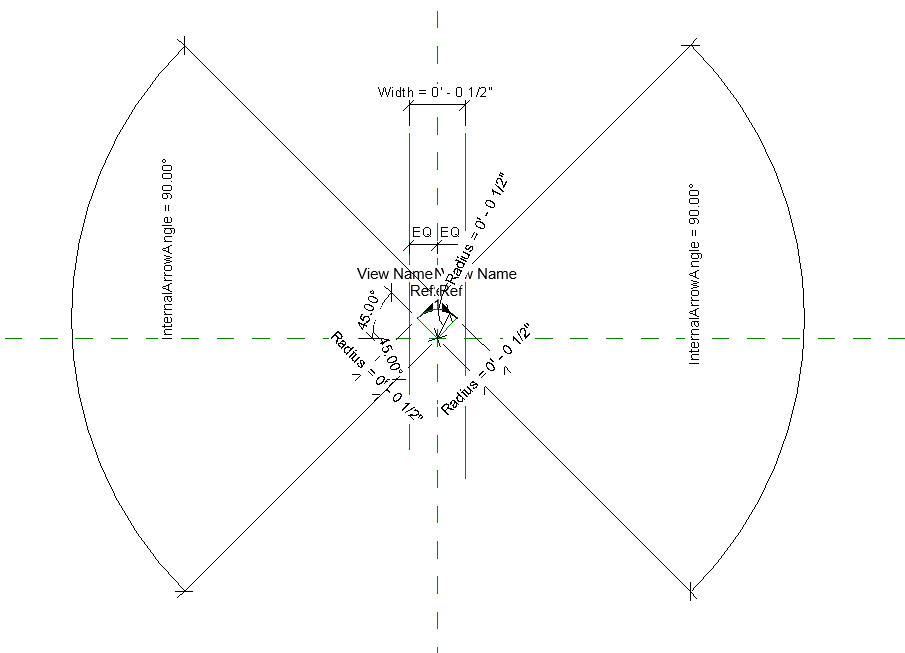 Elevation Mark Pointer Circle