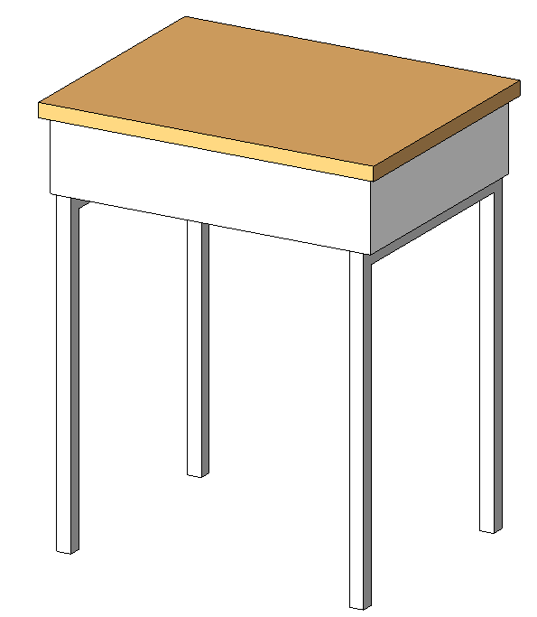 Student Desk 600x740mm