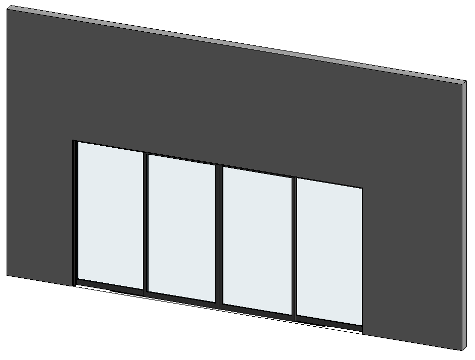 Four Panel Sliding door