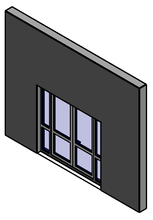 Four panels patio door 11156