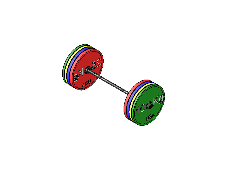 Barbell with Weight Plates