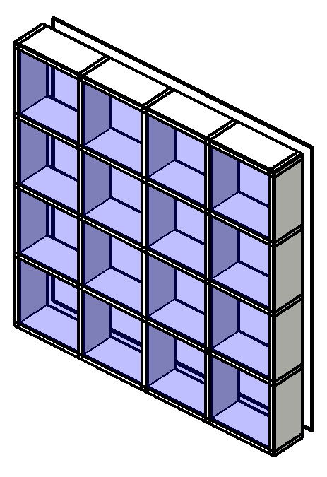 Glass Block Window with Joints 3182