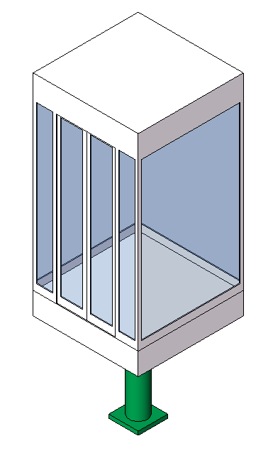 Glass Lift - Rectangular