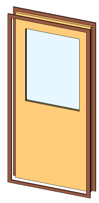 Half Glass Door 7645