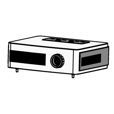 Home cinema video projector 3631