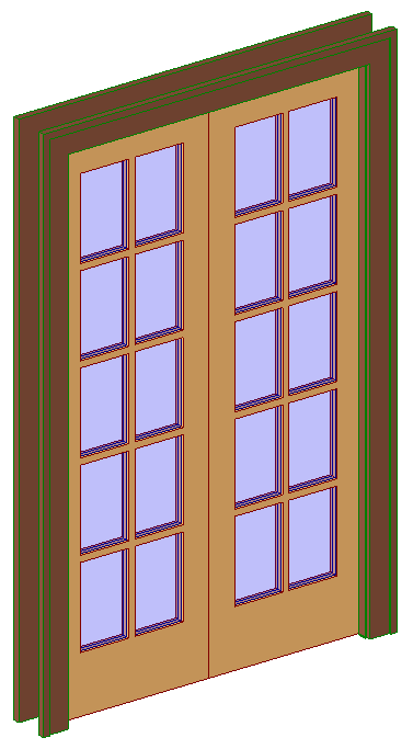 Int-DblPocket-10 lite-Craftsman Casing Door 1730