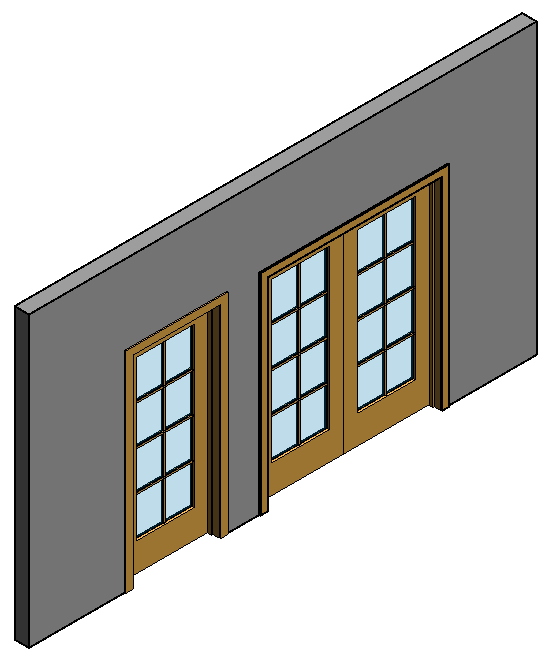 Interior French Doors - Single and Double 12456