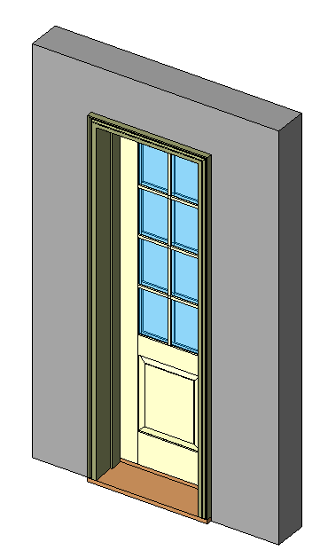 Kolbe Ultra Series Inswing Entrance Door 1-Wide 1-Panel Oak Sill Units 6547