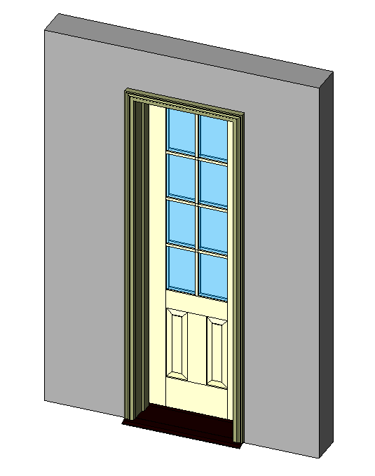 Kolbe Ultra Series Inswing Entrance Door 1-Wide 2-Panel Handicap Sill Units 6549