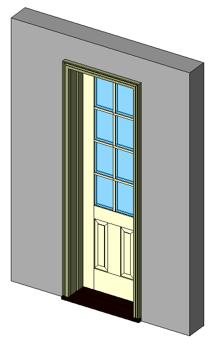 Kolbe Ultra Series Inswing Entrance Door 1-Wide 2-Panel Standard Sill Units 6551