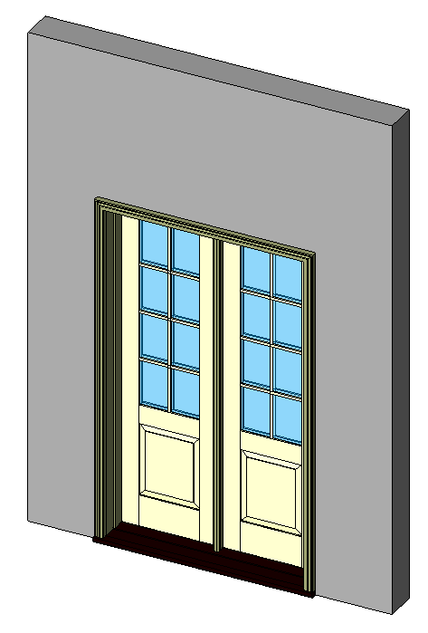 Kolbe Ultra Series Inswing Entrance Door 2-Wide 1-Panel Standard Sill Units 6557