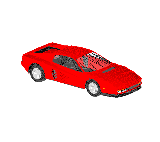 Classic Red Sports Car