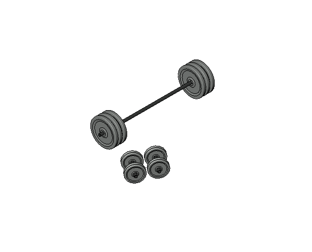 Barbell and Dumbbells Set