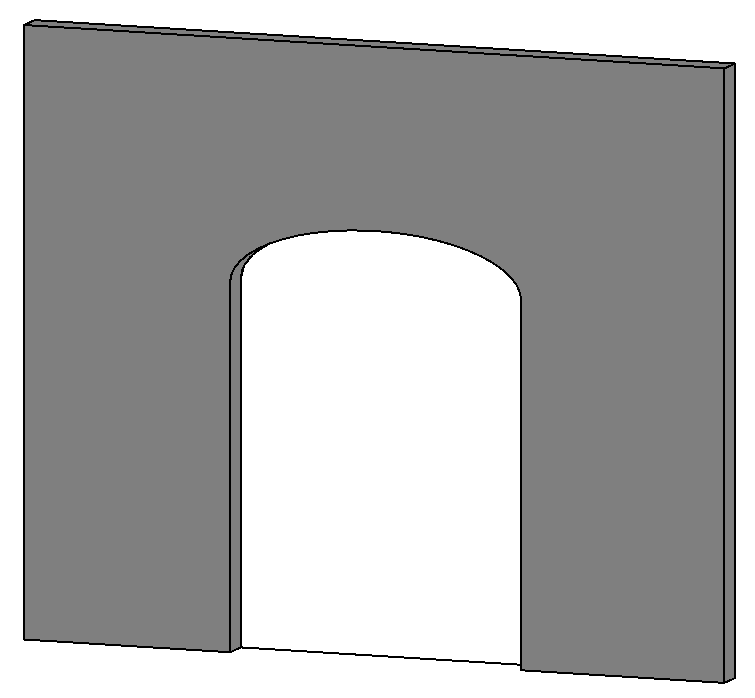 M Opening-Elliptical Arch