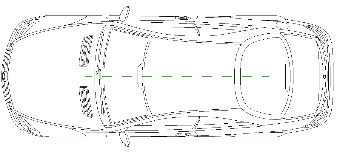 Merc CL 500 Top view Detail Component Family 11024