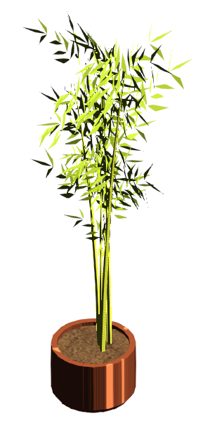 Potted Bamboo 10505
