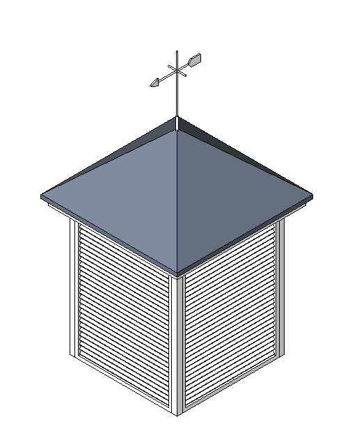 Roof Louvred Vent