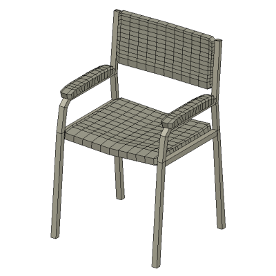 metal chair 948x615mm
