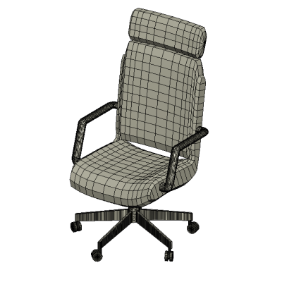 desk chair 1257x700mm