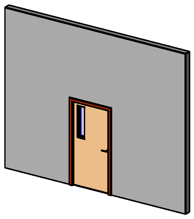 Single Door with Handle 2090