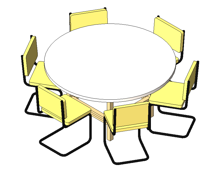 Table - Dining w Chairs (1)