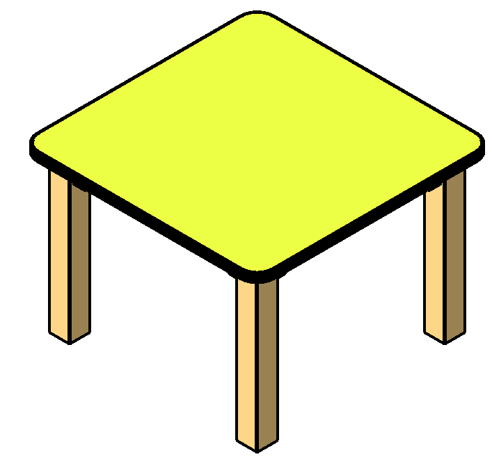 Rectangular table - Small