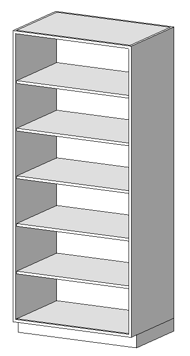 Tall Cabinet-Shelf Unit