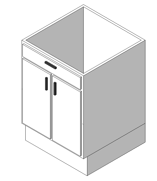 Vanity Cabinet - Dbl Door and 1 Drawer