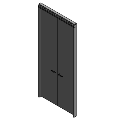 Wall Moveable Haworth Enclose Double Swing Door Solid