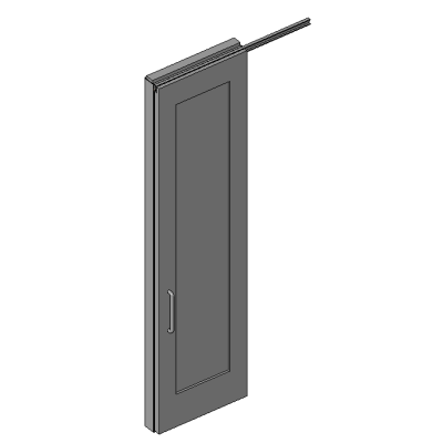 Wall Moveable Haworth Enclose Single Sliding Door Glazed